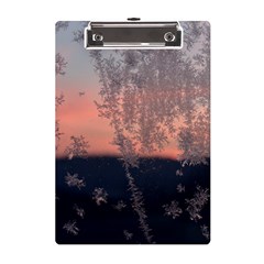 Hardest-frost-winter-cold-frozen A5 Acrylic Clipboard by Amaryn4rt