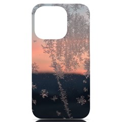 Hardest-frost-winter-cold-frozen Iphone 14 Pro Black Uv Print Case by Amaryn4rt