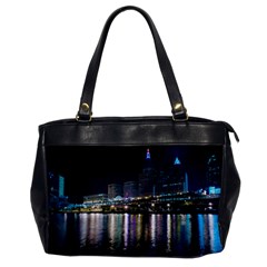 Cleveland Building City By Night Oversize Office Handbag by Amaryn4rt