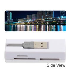 Cleveland Building City By Night Memory Card Reader (stick) by Amaryn4rt