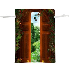 Beautiful World Entry Door Fantasy Lightweight Drawstring Pouch (xl) by Amaryn4rt