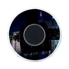 Cleveland Building City By Night On-the-go Memory Card Reader by Amaryn4rt