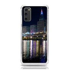 Cleveland Building City By Night Samsung Galaxy S20 6 2 Inch Tpu Uv Case by Amaryn4rt