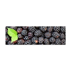 Blackberries-background-black-dark Sticker (bumper) by Amaryn4rt