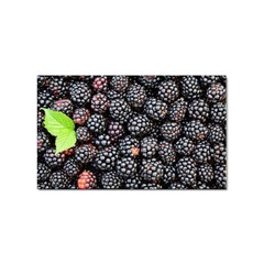 Blackberries-background-black-dark Sticker Rectangular (10 Pack) by Amaryn4rt