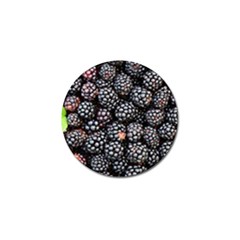 Blackberries-background-black-dark Golf Ball Marker (10 Pack) by Amaryn4rt