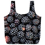 Blackberries-background-black-dark Full Print Recycle Bag (XL) Front