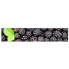 Blackberries-background-black-dark Small Premium Plush Fleece Scarf by Amaryn4rt