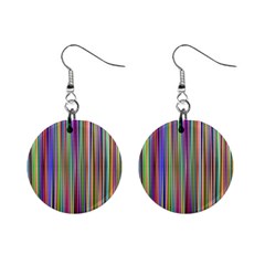 Striped-stripes-abstract-geometric Mini Button Earrings by Amaryn4rt