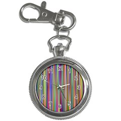 Striped-stripes-abstract-geometric Key Chain Watches by Amaryn4rt