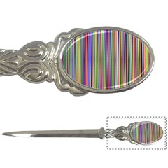 Striped-stripes-abstract-geometric Letter Opener by Amaryn4rt