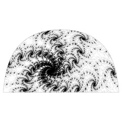 Fractal Black Spiral On White Anti Scalding Pot Cap by Amaryn4rt