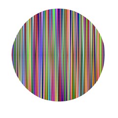 Striped-stripes-abstract-geometric Mini Round Pill Box (pack Of 3) by Amaryn4rt