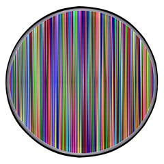 Striped-stripes-abstract-geometric Wireless Fast Charger(black) by Amaryn4rt