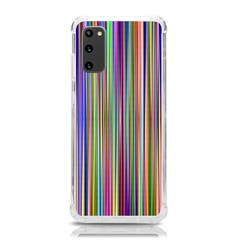 Striped-stripes-abstract-geometric Samsung Galaxy S20 6 2 Inch Tpu Uv Case by Amaryn4rt