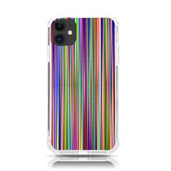 Striped-stripes-abstract-geometric Iphone 11 Tpu Uv Print Case by Amaryn4rt