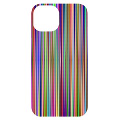 Striped-stripes-abstract-geometric Iphone 14 Black Uv Print Case by Amaryn4rt