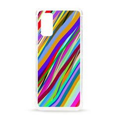 Multi-color Tangled Ribbons Background Wallpaper Samsung Galaxy S20 6 2 Inch Tpu Uv Case by Amaryn4rt