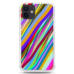 Multi-color Tangled Ribbons Background Wallpaper Iphone 12 Mini Tpu Uv Print Case	 by Amaryn4rt