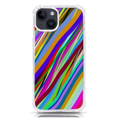 Multi-color Tangled Ribbons Background Wallpaper Iphone 14 Tpu Uv Print Case by Amaryn4rt