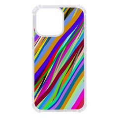 Multi-color Tangled Ribbons Background Wallpaper Iphone 13 Pro Tpu Uv Print Case by Amaryn4rt