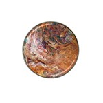 Brown Bronze Blend Hat Clip Ball Marker Front