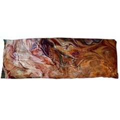 Brown Bronze Blend Body Pillow Case (dakimakura) by kaleidomarblingart