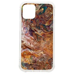 Brown Bronze Blend Iphone 12 Mini Tpu Uv Print Case	 by kaleidomarblingart