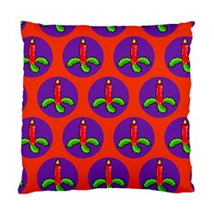 Christmas Candles Seamless Pattern Standard Cushion Case (one Side) by Amaryn4rt