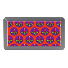 Christmas Candles Seamless Pattern Memory Card Reader (mini) by Amaryn4rt