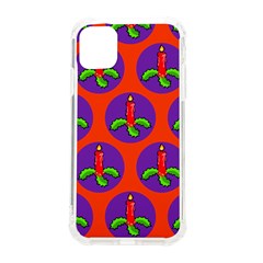 Christmas Candles Seamless Pattern Iphone 11 Tpu Uv Print Case by Amaryn4rt