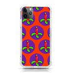 Christmas Candles Seamless Pattern iPhone 11 Pro Max 6.5 Inch TPU UV Print Case Front