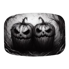 Spooky Halloween Jack O lantern Mini Square Pill Box by Malvagia