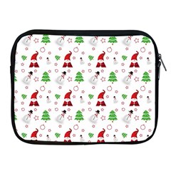 Santa Claus Snowman Christmas Xmas Apple Ipad 2/3/4 Zipper Cases by Amaryn4rt