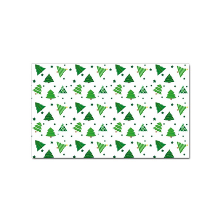 Christmas Trees Pattern Design Pattern Sticker Rectangular (10 pack)