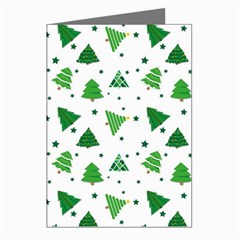 Christmas Trees Pattern Design Pattern Greeting Cards (pkg Of 8) by Amaryn4rt