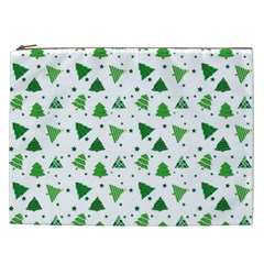 Christmas Trees Pattern Design Pattern Cosmetic Bag (xxl) by Amaryn4rt