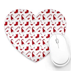 Christmas Template Advent Cap Heart Mousepad by Amaryn4rt