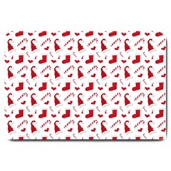 Christmas Template Advent Cap Large Doormat by Amaryn4rt