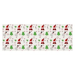 Santa Claus Snowman Christmas Xmas Banner And Sign 8  X 3  by Amaryn4rt