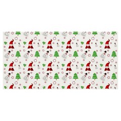 Santa Claus Snowman Christmas Xmas Banner And Sign 8  X 4  by Amaryn4rt