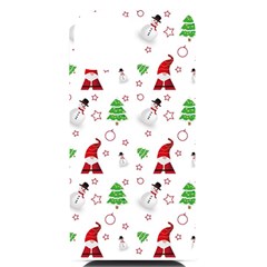 Santa Claus Snowman Christmas Xmas Iphone 14 Black Uv Print Case by Amaryn4rt