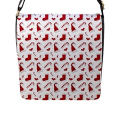 Christmas Template Advent Cap Flap Closure Messenger Bag (l) by Amaryn4rt