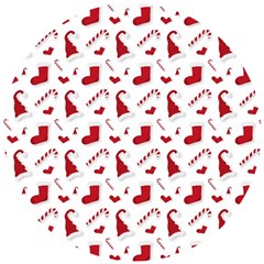 Christmas Template Advent Cap Wooden Puzzle Round by Amaryn4rt