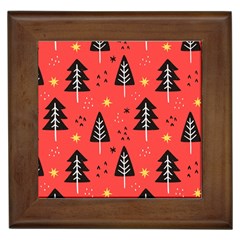 Christmas Christmas Tree Pattern Framed Tile by Amaryn4rt