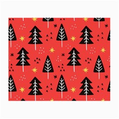 Christmas Christmas Tree Pattern Small Glasses Cloth (2 Sides) by Amaryn4rt