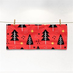 Christmas Christmas Tree Pattern Hand Towel by Amaryn4rt