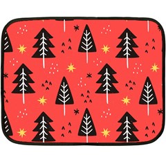 Christmas Christmas Tree Pattern Two Sides Fleece Blanket (mini) by Amaryn4rt