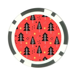 Christmas Christmas Tree Pattern Poker Chip Card Guard (10 Pack) by Amaryn4rt