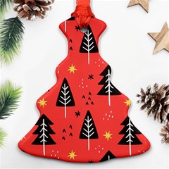 Christmas Christmas Tree Pattern Christmas Tree Ornament (two Sides) by Amaryn4rt